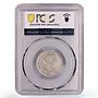 Hong Kong 20 cents Queen Victoria Coinage KM-7 XF PCGS silver coin 1896