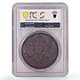 Russia Empire 5 kopecks Ekaterina II Small KM Bit-797 UNC PCGS copper coin 1788