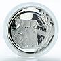 South Africa set of 4 coins 50 20 10 5 cents Wildlife Leopard silver coin 2004