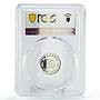 Malaysia 10 sen State Coinage Parliament House KM-3 PR68 PCGS CuNi coin 1980