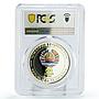 Tajikistan 500 somoni Constitution 20th Anniversary PR70 PCGS silver coin 2014