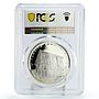 Turkey 30 lira Safranbolu City Landscape Bank Building PR68 PCGS Ag coin 2007