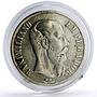 Mexico 1 peso Emperor Maximilian Maximiliano I Coinage KM-388.1 silver coin 1867