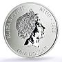 Niue 1 dollar Happy New Year Merry Christmas Snowman proof silver coin 2008