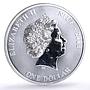 Niue 1 dollar Happy New Year Merry Christmas Snowman proof silver coin 2008