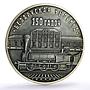 Belarus 10 rubles 150th Anniversary of Railroads Train Station silver coin 2012