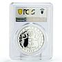 Tajikistan 3 somoni Kulyab City 2700th Anniversary PR70 PCGS silver coin 2006