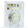 Belarus 20 rubles Sedov Ship Clipper SP70 PCGS hologram silver coin 2008