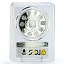 Ecuador 25000 sucres Balsawood Sailing Raft Ship PR69 PCGS silver coin 2002