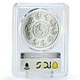 Mexico 1 onza Libertad Angel of Independence MS68 PCGS silver coin 2004