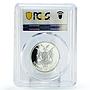 Namibia 10 $ Seafaring Klaus Stortebeker Ship Clipper PR69 PCGS silver coin 2008