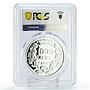 Bulgaria 1000 leva Seafaring Kaliakra Ship Clipper PR69 PCGS silver coin 1996