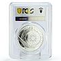 Belarus 20 rubles Seafaring Constitution Ship Clipper SP69 PCGS silver coin 2010