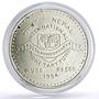 Nepal 500 rupees International Monetary Fund 50th Anniversary silver coin 1994