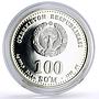 Uzbekistan 100 som Great Ancestors Scientist Avicenna Ibn Sina silver coin 1999