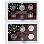 USA 25 cents a set of 56 coins States and Territories silver 1999 - 2009