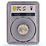 Russia USSR RSFSR 15 kopecks Regular Coinage Y-87 MS62 PCGS silver coin 1928