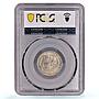 Russia USSR RSFSR 20 kopecks Regular Coinage Y-88 MS62 PCGS silver coin 1928