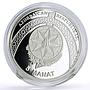 Azerbaijan 5 manat Baku Central Banking 100th Anniversary proof silver coin 2019