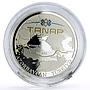 Azerbaijan 5 manat Baku - Ankara TANAP Gas Pipeline Founding silver coin 2015