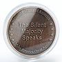 USA Donald Trump Manhattan The Silent Majority Speaks token