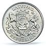 Latvia 2 lati Republic Regular Coinage KM-8 MS64 PCGS silver coin 1925