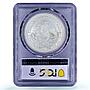 Mexico 1 onza Libertad Angel of Independence MS68 PCGS silver coin 1998