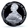 Panama 20 balboas Simon Bolivar 200th Birth Politics PR70 PCGS silver coin 1984