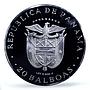 Panama 20 balboas Simon Bolivar Libertador Politics PR70 PCGS silver coin 1981