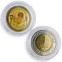 Egypt set of 10 tokens Ancient Treasures Pharaohs bimetal coins 2010