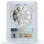 Mexico 5 pesos Navigation Acapulco Galleon Ship Clipper PR69 PCGS Ag coin 2003