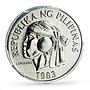 Philippines 1 sentimo Regular Coinage Lapu Lapu KM-238 MS66 PCGS Al coin 1983