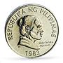 Philippines 5 sen Regular Coinage Melchora Aquino KM-239 MS66 PCGS Al coin 1983