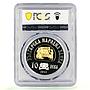 Bulgaria 10 leva Medieval Rulers Khan Krum Horsemans PR69 PCGS silver coin 2011