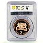 Bulgaria 2 leva Painter Zlatyu Boyadzhiev Art PR70 PCGS copper coin 2013