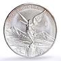 Mexico 2 onzas Libertad Angel of Independence silver coin 1999