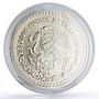 Mexico 1 onza Libertad Angel of Independence silver coin 1998