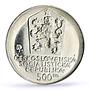 Czechoslovakia 500 korun Composer Ludovit Stur Music KM-105 silver coin 1981