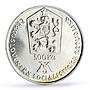Czechoslovakia 500 korun Matica Slovenska Society Institute silver coin 1988