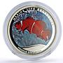 Palau 5 dollars Marine Life Protection Clownfish Fauna proof silver coin 2011