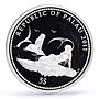 Palau 5 dollars Marine Life Protection Clownfish Fauna proof silver coin 2011