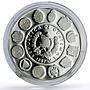 Guatemala 1 quetzal Ibero-American Dances Customs Baile del Son silver coin 1997