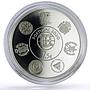 Portugal 7,5 euro Ibero-American Railways Linha Douro Train silver coin 2020