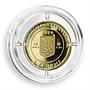 Ukraine 2 hryvnas Turtle Symbol of Longevity Wisdom gold coin 2009