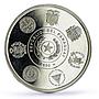 Paraguay 1 guarani Ibero-American Railways Encarnacion Train silver coin 2020