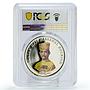 Brunei 2 dollars Sultan Bolkiah 60th Birthday Politics PR67 PCGS CuNi coin 2006