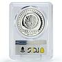 Mexico 5 pesos Precolombina Xochipilli Statue Sculpture PR69 PCGS Ag coin 1993