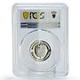 Panama 1/4 balboa Regular Coinage Vasco Balboa KM-88 PR69 PCGS CuNi coin 1983