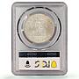 Brazil 2000 reis Regular Coinage Republic Effigy MS63 PCGS silver coin 1907