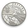 Ukraine 2 hryvnia 100 years of world aviation aircraft airplane nickel coin 2003
